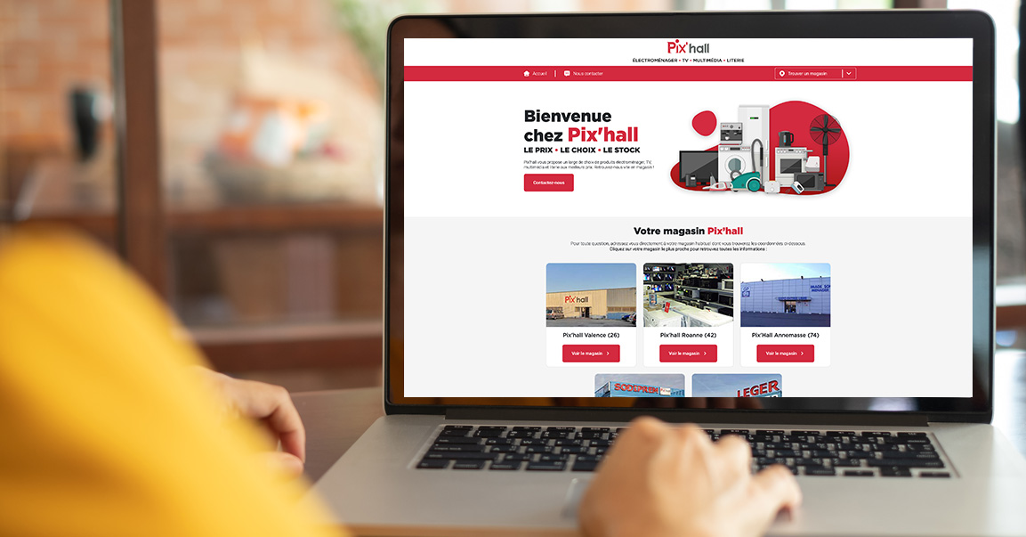 Site Pix'hall desktop