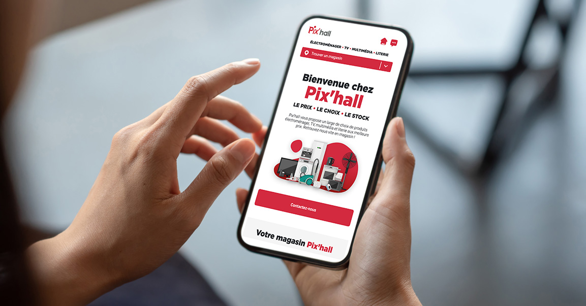 Site Pix'hall mobile